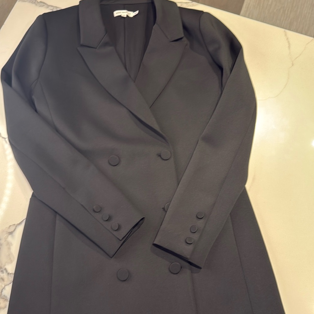 Good American Black Blazer Dress NWOT Size 3/Large